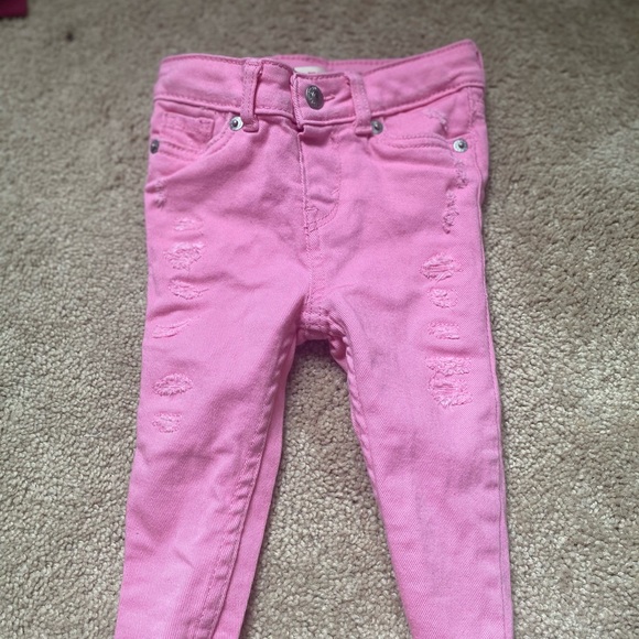 Ultra Skinny Ripped Levi’s Jeans Pink - Picture 5 of 5